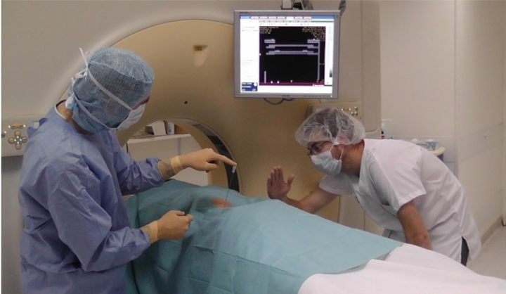 The interventional-radiology gesture in context